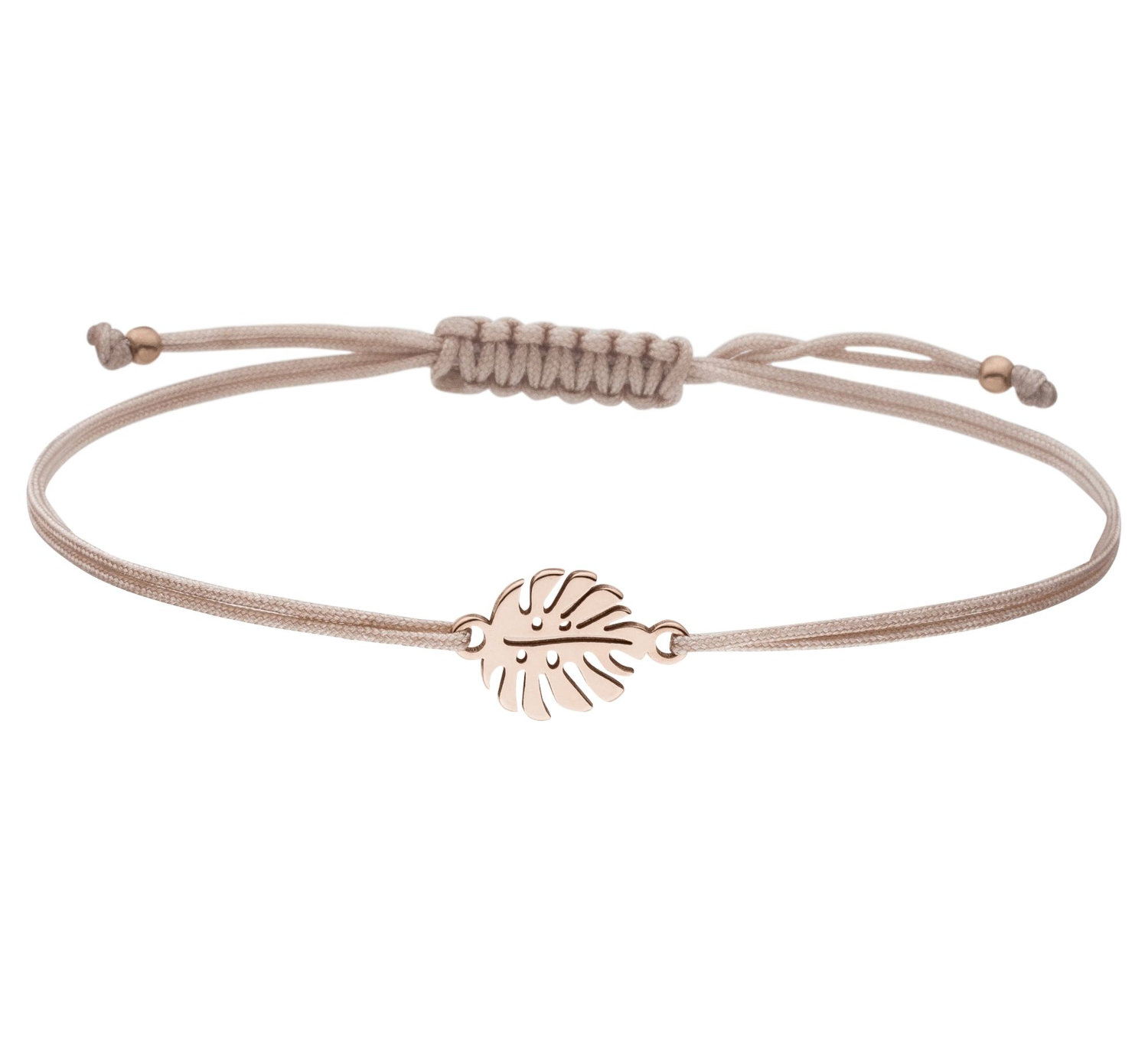 Armband Monstera Blatt | Freundschaftsarmband Fensterblatt  Philodendron