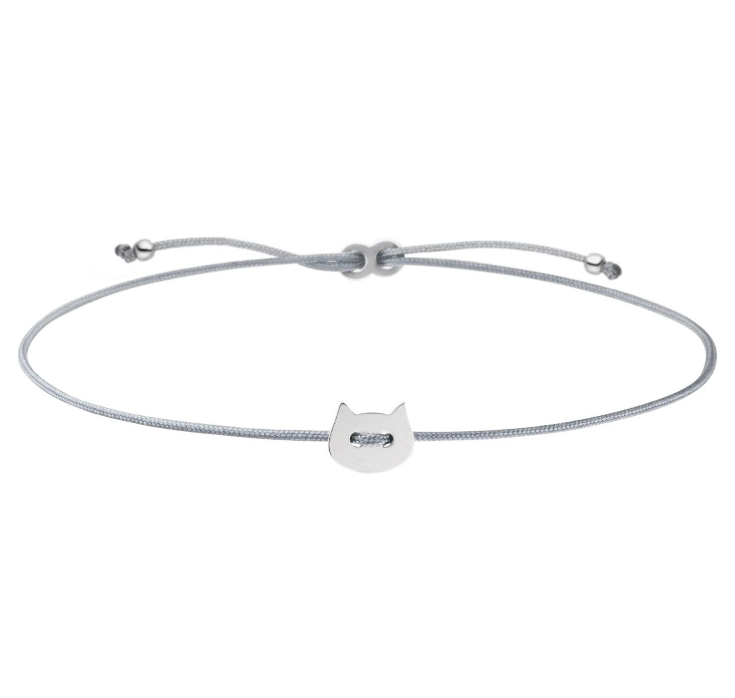 Armband Katze 925 Silber |  Kätzchen Kater Katzenanhänger