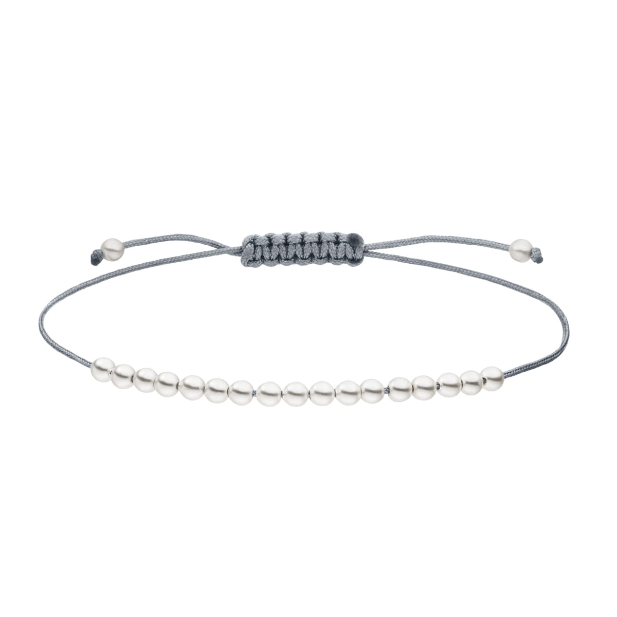 Filigranes Armband Perlenarmband Stoffarmband (Glasperlen ø 3 mm)