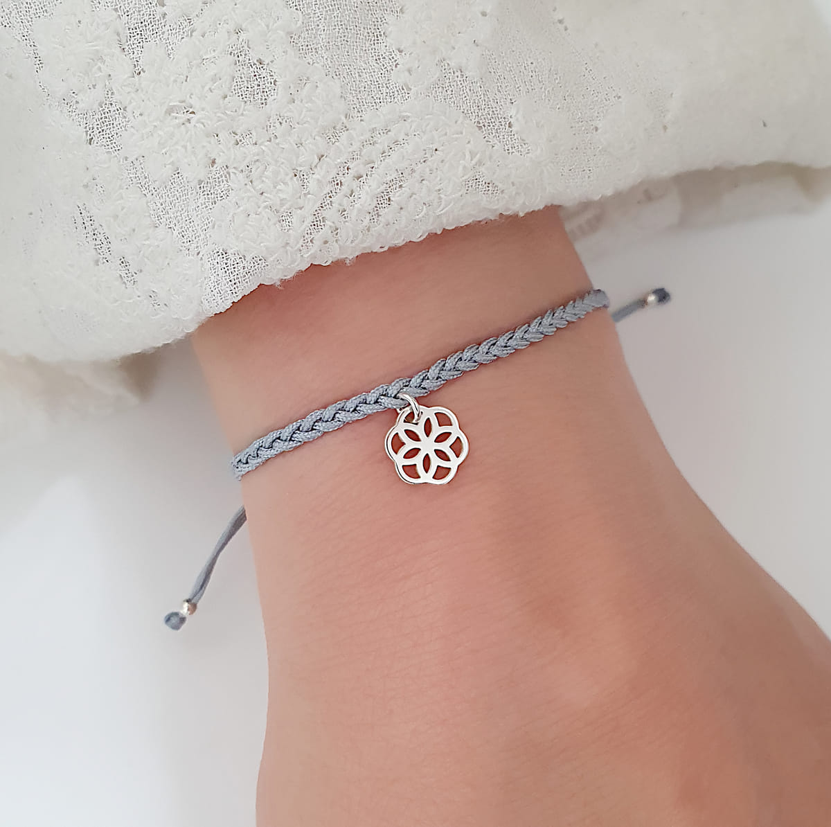 Samen des Lebens Armband Geflecht Minimalistisch