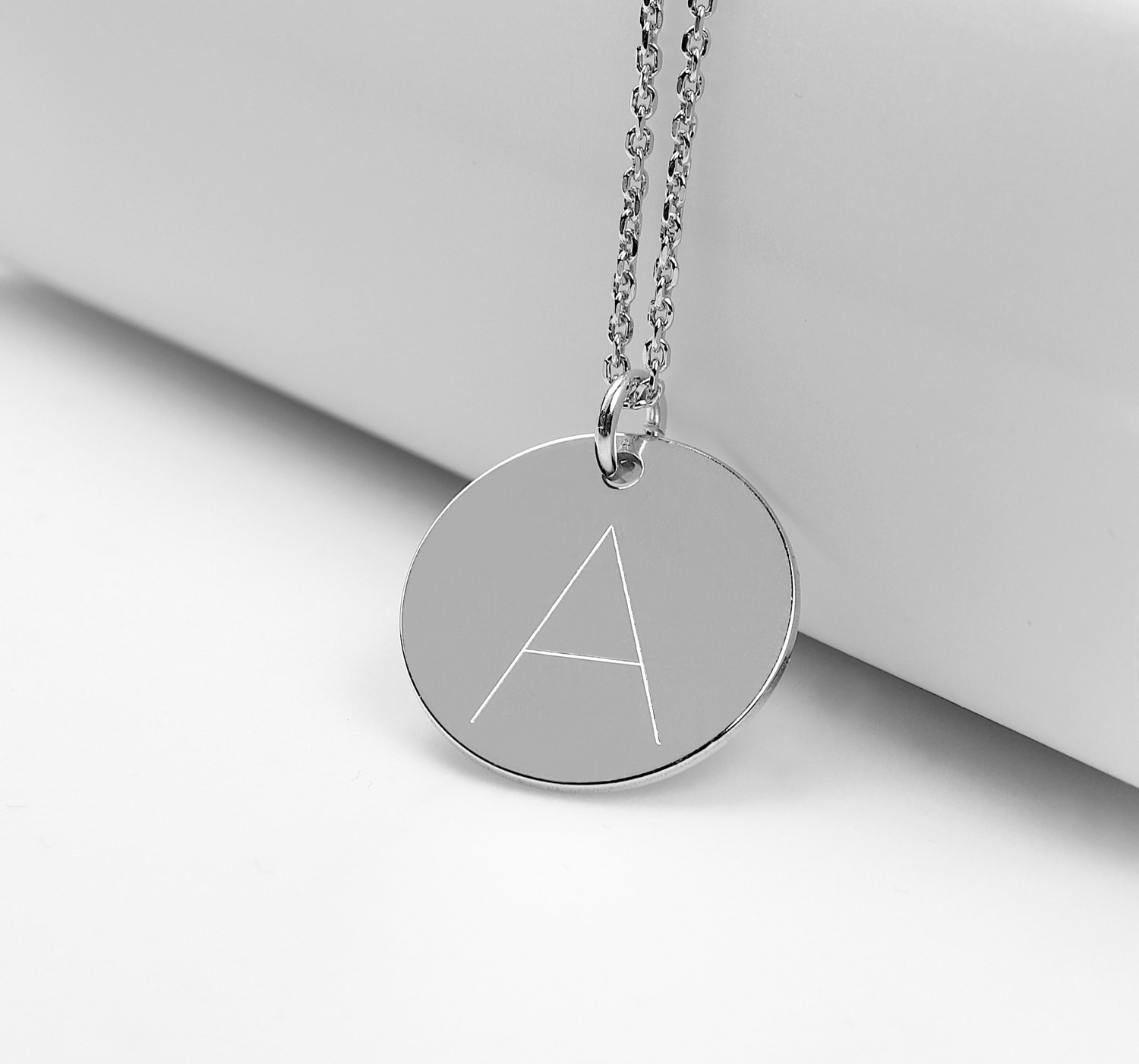 Halskette Buchstabenkette Wunschinitiale - personalisierter Schmuck 925 Silber