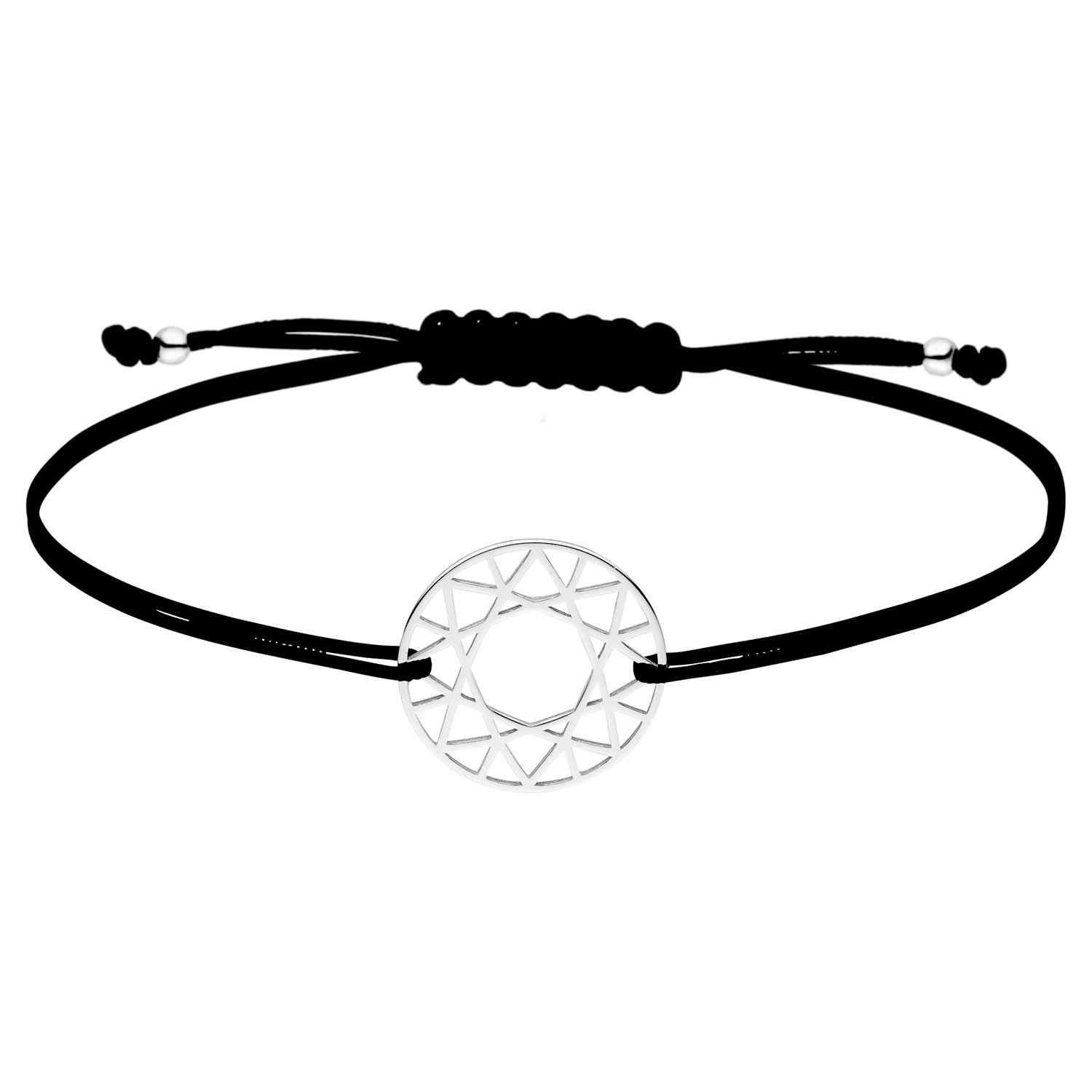 Armband Stern-Kreis Ornament 925 Silber | Schmuck geometrische Formen