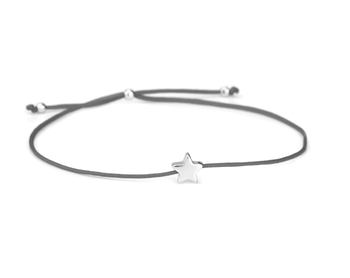 Damen Armbändchen Stern 925 Silber verstellbar | Sternchen