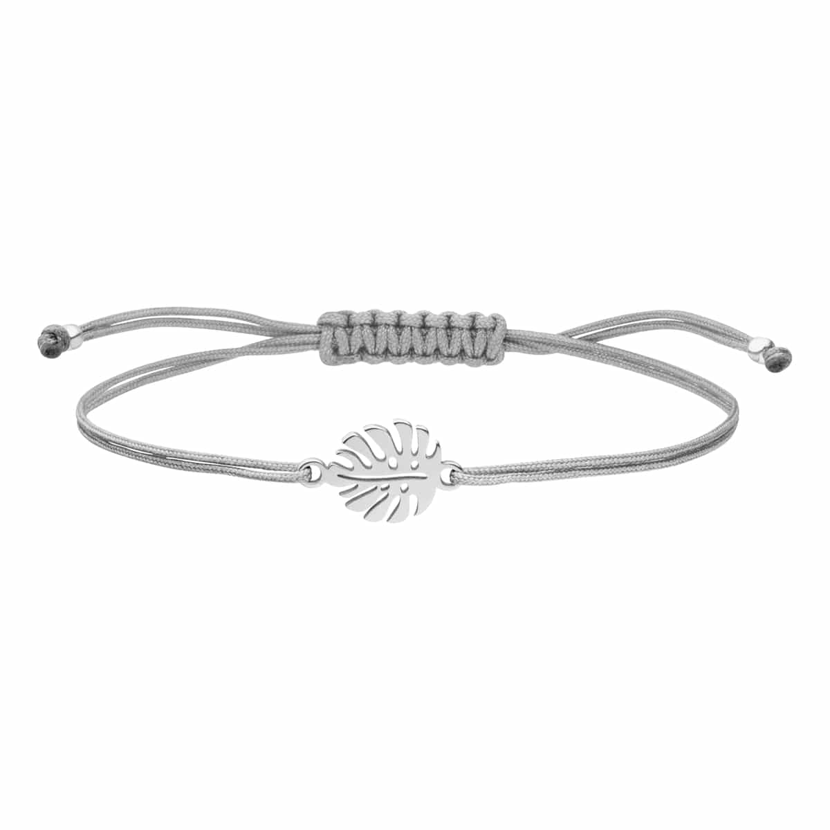 Armband Monstera Blatt 925 Silber | Freundschaftsarmband Fensterblatt  Philodendron-C