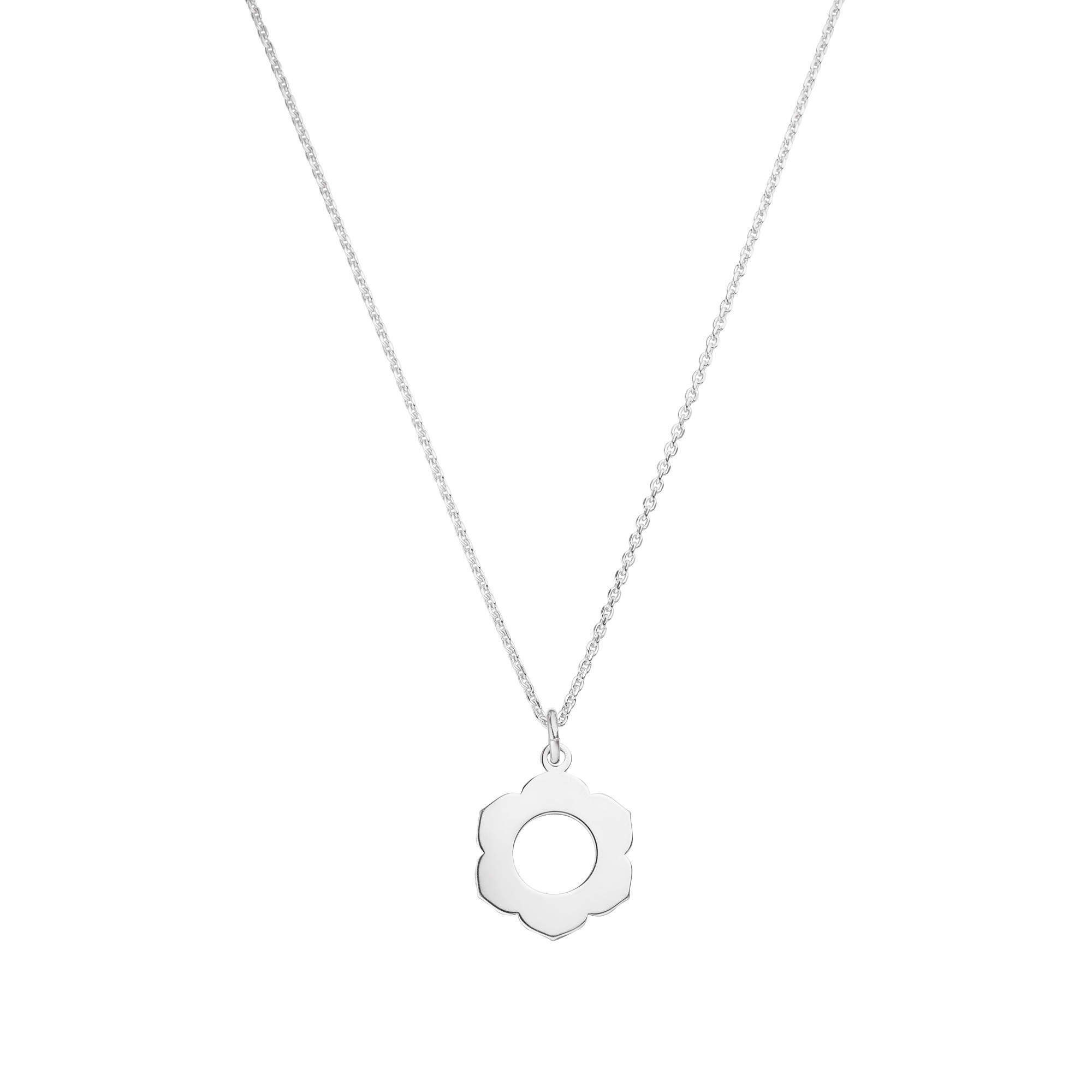 Halskette Blume Chakra 925 Silber
