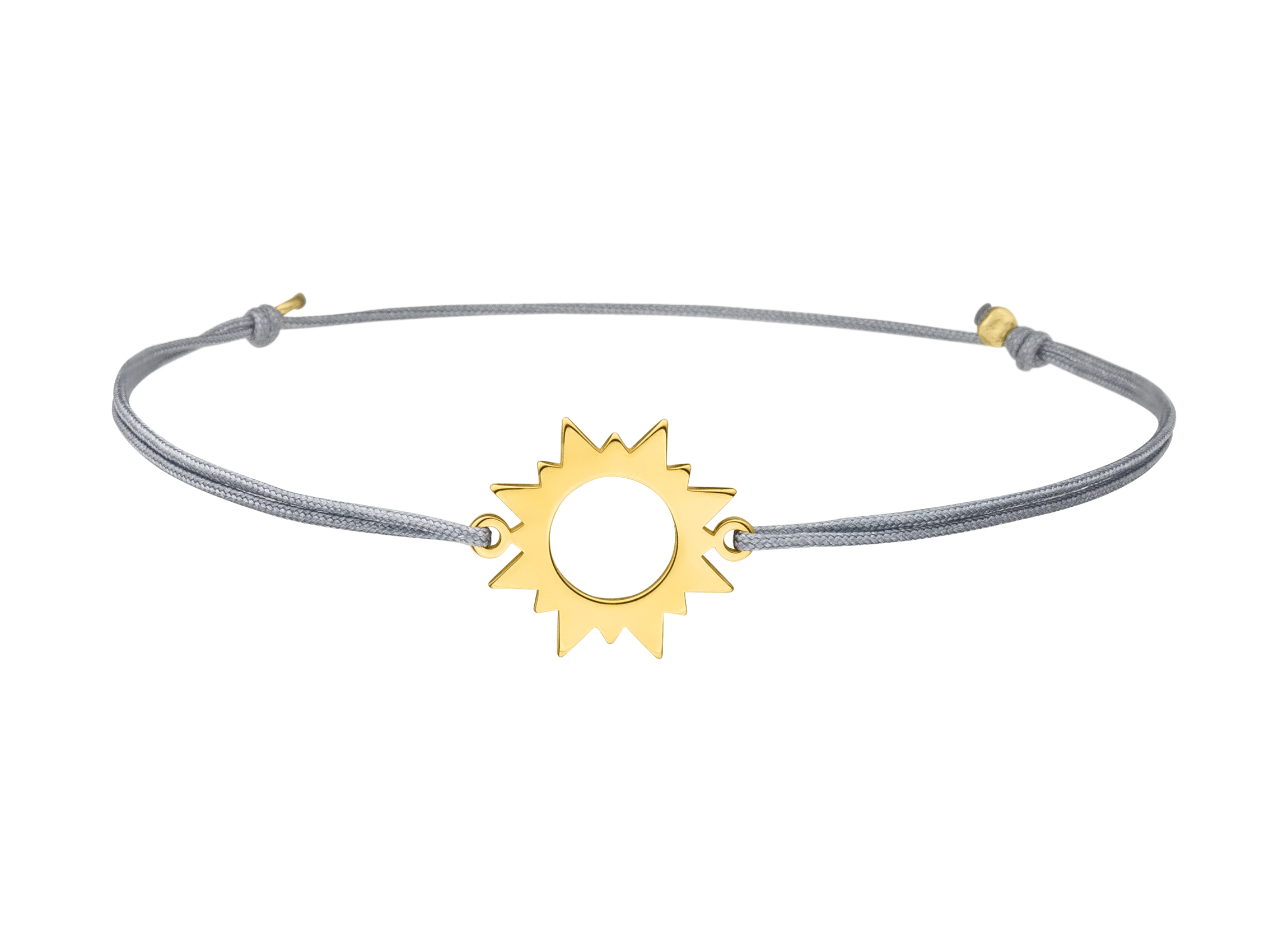 Armband Sonne 925 Silber vergoldet- Individualisierbar