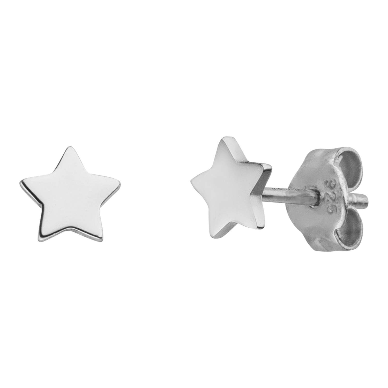 Ohrstecker Stern 925 Silber | Ohrringe Star