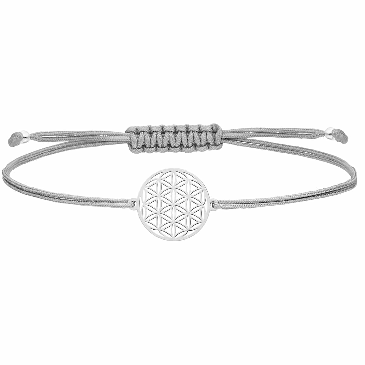 Blume des Lebens Armband 925 Silber ø 16 mm