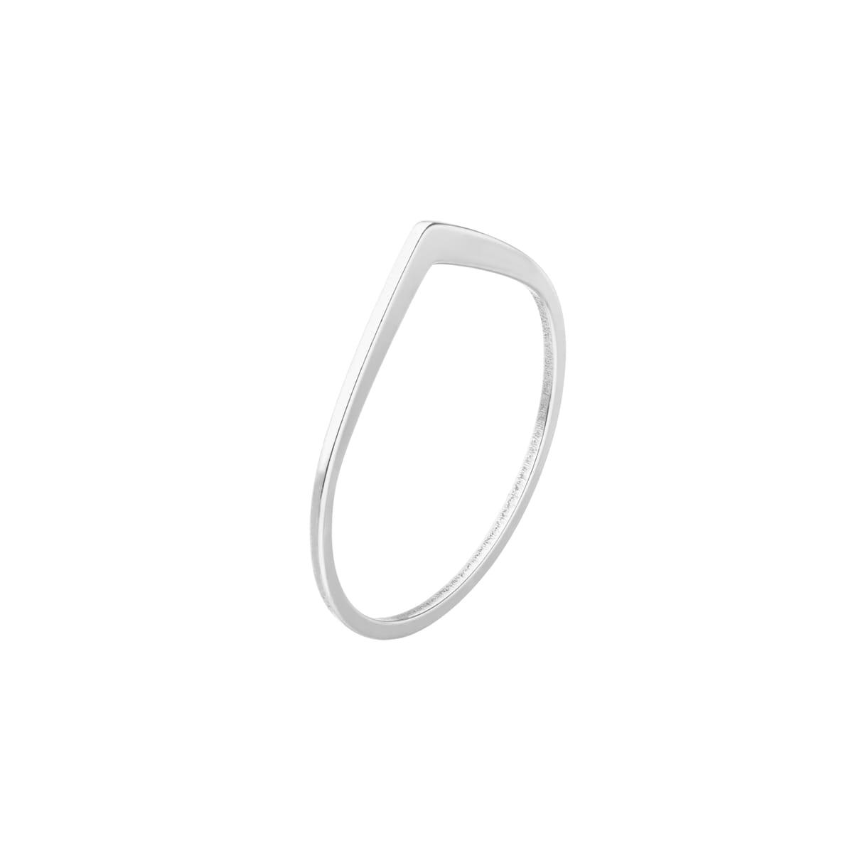 Minimalistischer Spitz Ring - 925 Silber
