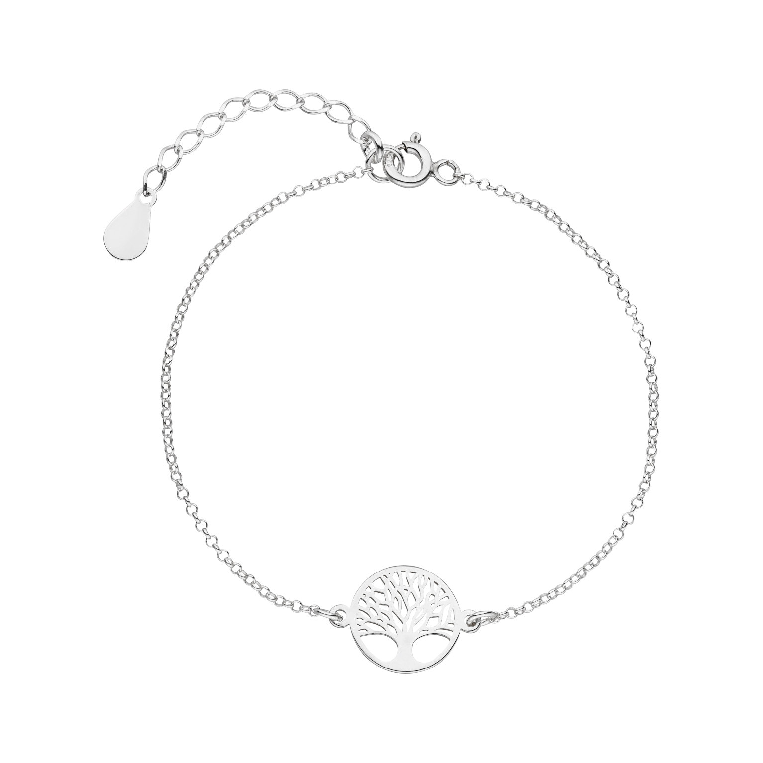 Armband Baum des Lebens 925 Silber | Lebensbaum Armkette Schmuck